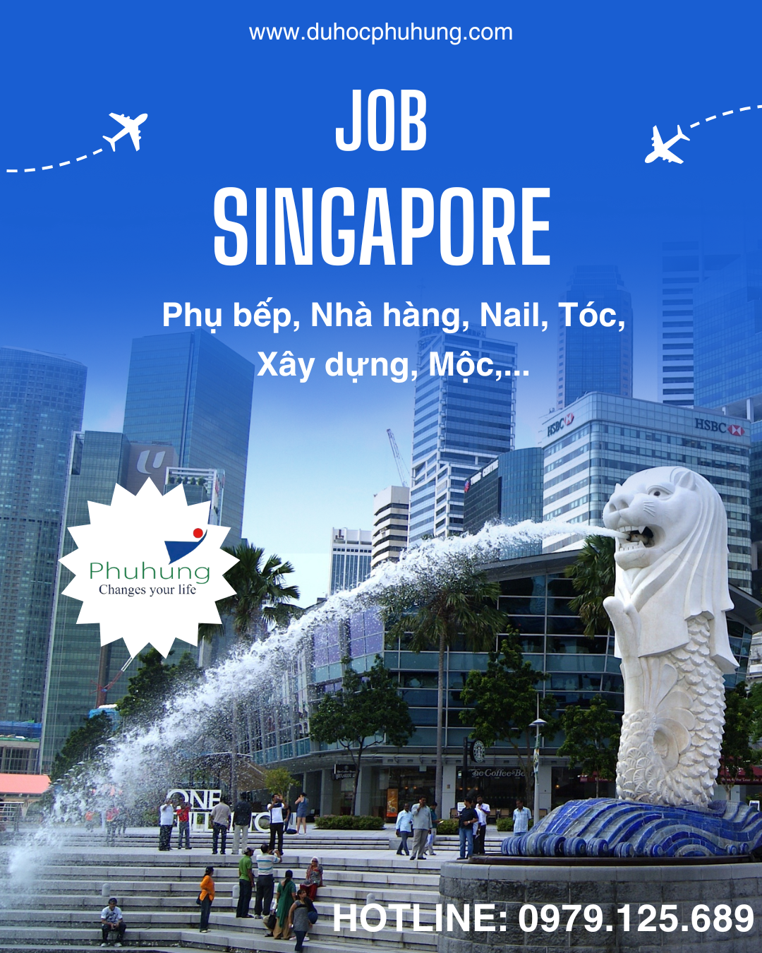 THÔNG BÁO TUYỂN DỤNG LAO ĐỘNG SINGAPORE  